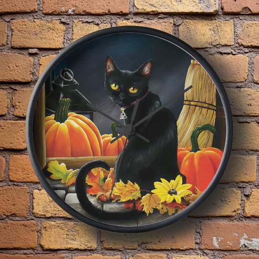 Black Halloween Cat