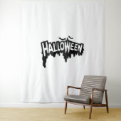 Black Halloween Wandkleed (In situ)