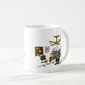 Black Ham Crazy Ham Shack Mug (Devant droit)