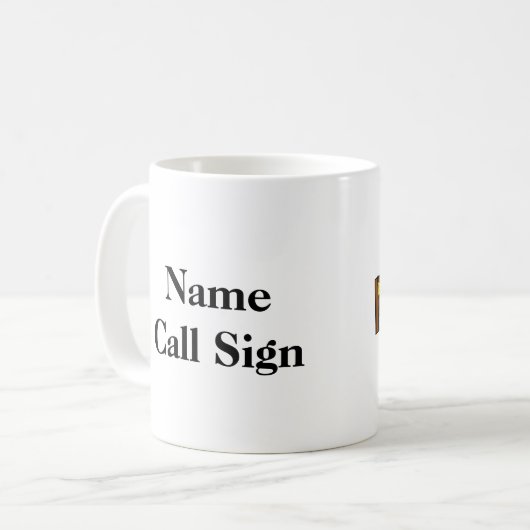 Black Ham Crazy Ham Shack Mug (Devant gauche)