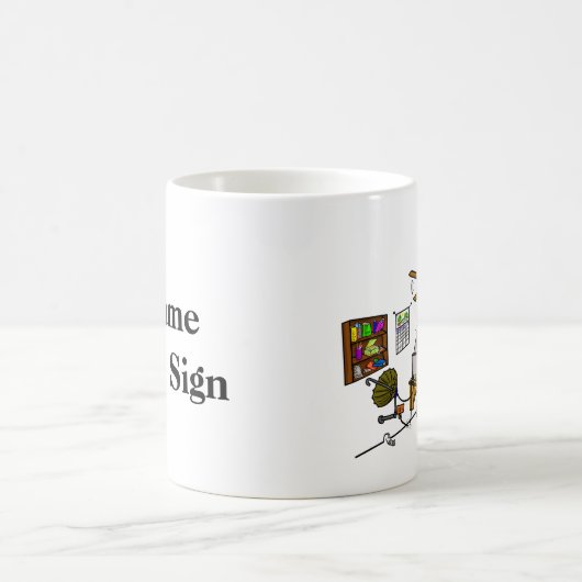 Black Ham Crazy Ham Shack Mug (Centre)