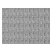 Black Hand Drawn Chevron Pattern Tafelkleed (Voorkant (Horizontaal))
