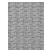 Black Hand Drawn Chevron Pattern Tafelkleed (Voorkant)