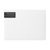 Black Handwritten Minimalist Body Butter Jar Label (Voorkant)