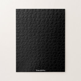 Black Happy Birthday Frustratie Legpuzzel