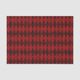 Black Harlequin Diamond Argyle, versteld Tissuepapier