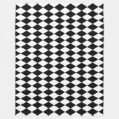 Black Harlequin Fleece Deken (Voorkant)