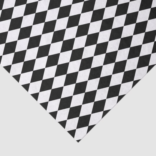Black Harlequin Tissuepapier (Detail)