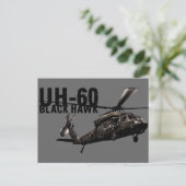 Black Hawk Briefkaart (Staand voorkant)