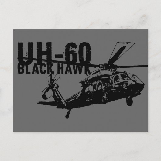 Black Hawk Briefkaart (Voorkant)
