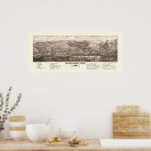 Black Hawk, CO Panoramic Map - 1882 Poster (Keuken)