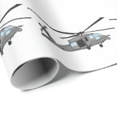 Black Hawk Helikopter Cadeaupapier (Rol Hoek)