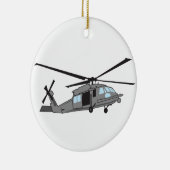 Black Hawk Helikopter Keramisch Ornament (Rechts)