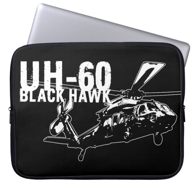 Black Hawk Laptop Sleeve (Voorkant)
