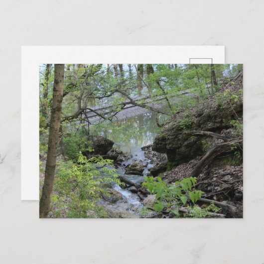 Black Hawk Springs bij Burlington, Iowa Briefkaart (Voorkant / Achterkant)