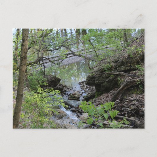 Black Hawk Springs bij Burlington, Iowa Briefkaart (Voorkant)