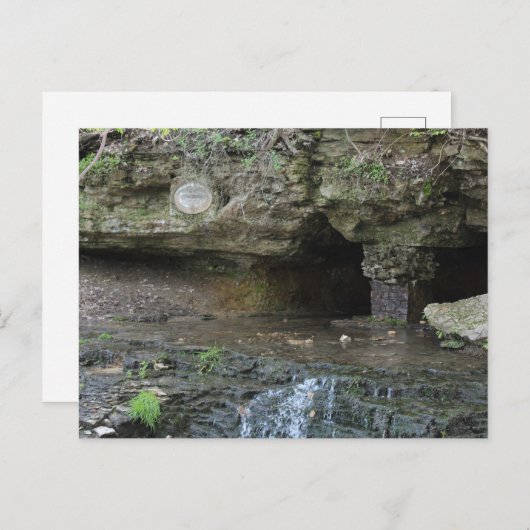 Black Hawk Springs Burlington, Iowa Briefkaart (Voorkant / Achterkant)