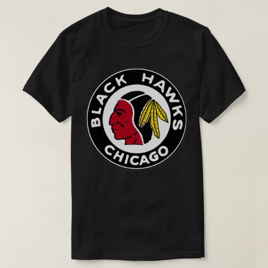 Black Hawks Chicago T-shirt (Design voorkant)