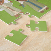 Black He is Risen Easter Legpuzzel (Zijkant)