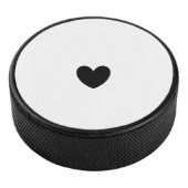 Black Heart Hockey Puck (3/4)