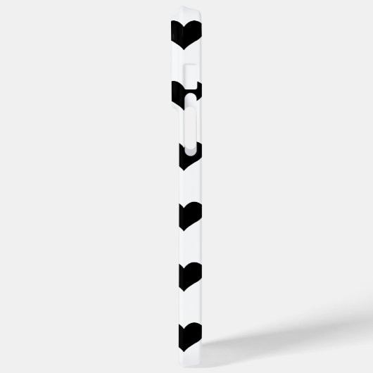 Black Heart Pattern Case-Mate iPhone Case (Achterkant / Links)