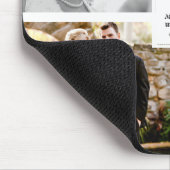 Black Heart Wedding Fotocollage Muismat (Hoek)