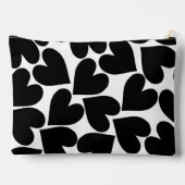 Black Hearts Cosmetic Bag Etui (Achterkant)