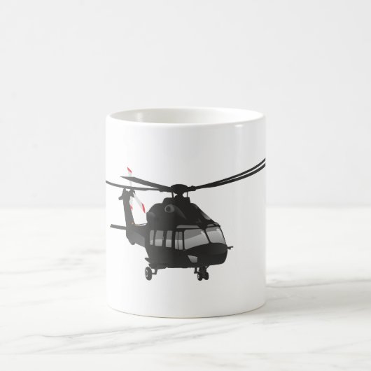 Black Helicopter Mug (Centre)