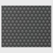 BLACK HEXAGON PATTERN CADEAUPAPIER (Vlak)