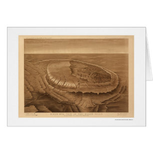 Black Hills de la vue 1880 du Dakota Birdseye