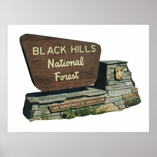 Black Hills National Forest Poster (Voorkant)