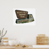 Black Hills National Forest Poster (Keuken)