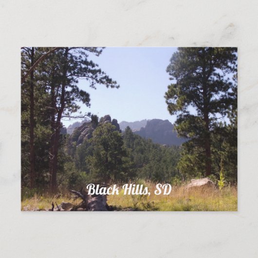Black Hills, South Dakota Briefkaart (Voorkant)