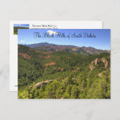 Black Hills South Dakota Briefkaart (Voorkant / Achterkant)