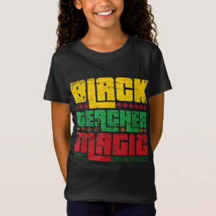 Black Hist van Black American Teacher African Heri T-shirt