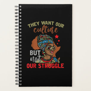 Black Histor van de Afrikaanse Amerikaanse Pride B Planner