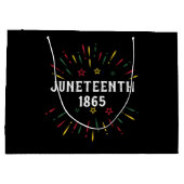 Black History African American Juneteenth 1865 Groot Cadeauzakje (Achterkant)