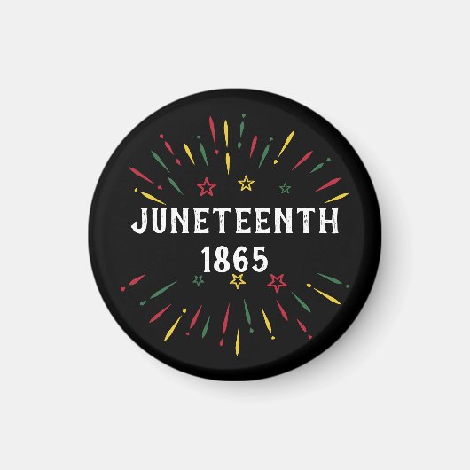 Black History African American Juneteenth 1865 Magneet (Voorkant)