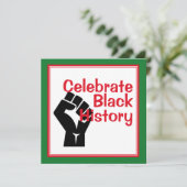 BLACK HISTORY BHM Celebrate Maand (Staand voorkant)