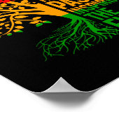 Black History Honing Past Inspirating Future Manne Poster (Hoek)