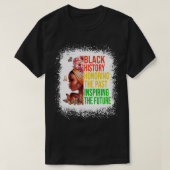 Black History Honing Past Inspirating Future Manne T-shirt (Design voorkant)