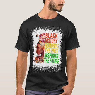 Black History Honing Past Inspirating Future Manne T-shirt