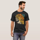 Black History Honoring The Past Inspiring Future T-shirt (Voorkant volledig)