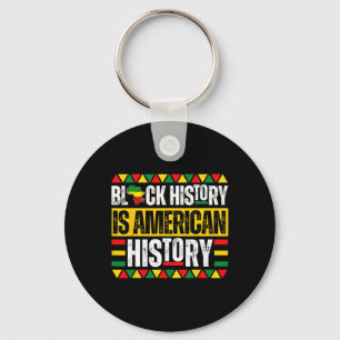 Black History is de Amerikaanse geschiedenis trots Sleutelhanger