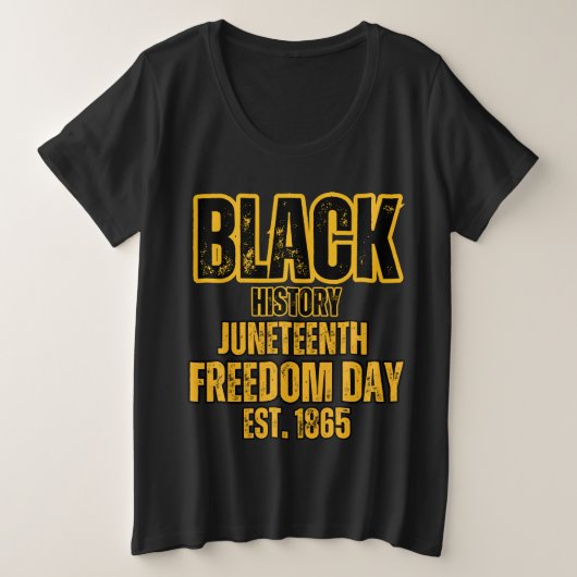 Black History Junet1 Freedom Day est. 1865 (Design devant)