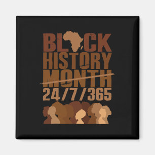 Black History Maand 247365 African American Black Magneet