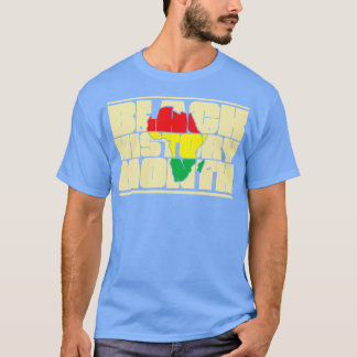 Black History Maand Afro-Amerikaanse geschiedenis T-shirt