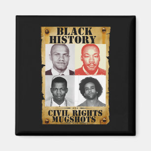 Black History Maand Authentieke Burgerrechten Mugs Magneet