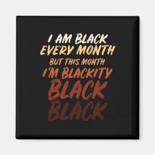 Black History Maand Empowerment Black Pride Mannen Magneet