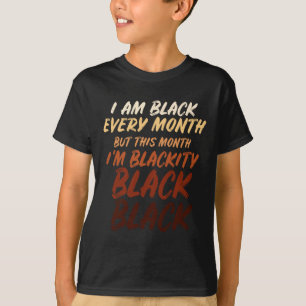 Black History Maand Empowerment Black Pride Mannen T-shirt